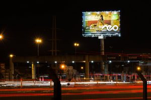 columna publicitaria en Autopista Panamericana Ramal Escobar